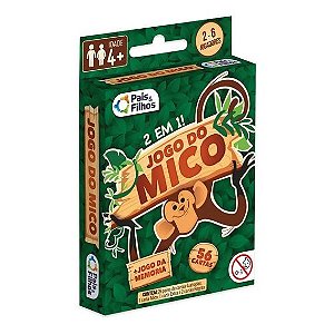 Jogo Do Mico + Jogo Da Memória 56 Cartas 2 Em 1