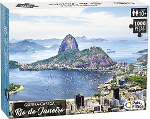 Quebra Cabeça Rio De Janeiro Premium 1000 peças - Pais e Filhos