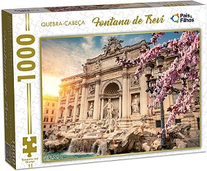Quebra-cabeça Fontana De Trevi Roma 1000 Peças Pais E Filhos