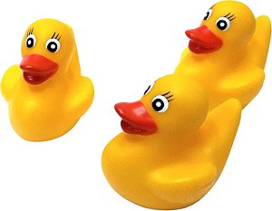 Conjunto de Patinhos para Banho com cheirinho Pais e Filhos