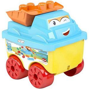 Brinquedo Bloco Racer Truck Bloco De Montar 25 Peças Mk430