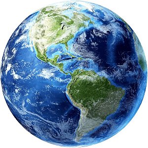 Quebra-cabeça Redondo Planeta Terra 500 Peças Pais e Filhos