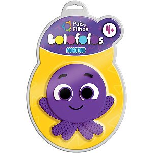 Mordedor Bebe Infantil Atóxico Macio Bolofofo Pow +4m