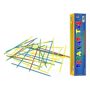 Jogo Pega Varetas 31 Peças Infantil Brincadeira Pais Filhos