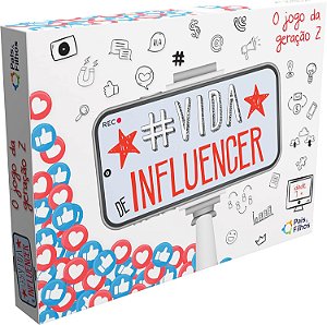 Jogo Vida De Influencer - Jogo De Tabuleiro - Pais e Filhos