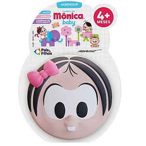 Mordedor Para Bebê Macio tutti frutti Boneco Turma Da Mônica