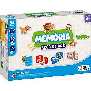 Jogo Da Memória 40 peças - Arca De Noé Animais Da Natureza