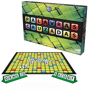 Jogo Palavras Cruzadas Top Line Jogo De Tabuleiro Infantil
