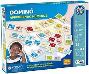 Dominó Aprendendo Números - Jogo Educativo - Pais E Filhos