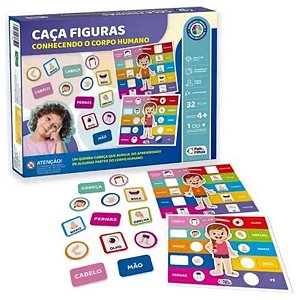 Jogo Educativo Caça Figuras Conhecendo O Corpo Humano