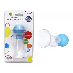 Bombinha Manual De Tirar Leite Bomba Tira Leite Materno Azul