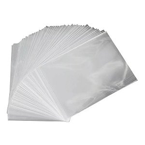 Kit 50 Sacos Celofane 11x20cm Incolor Transparente