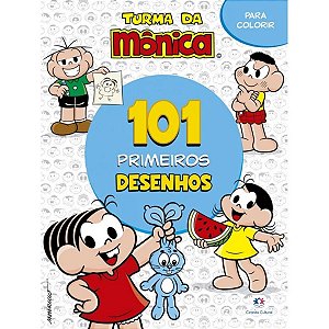 Livro 101 Primeiros Desenhos - Turma Da Mônica
