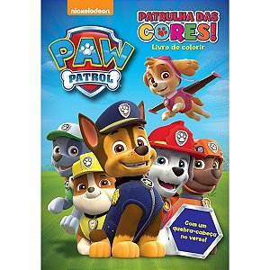 Livro de Colorir Patrulha Canina das cores Ciranda Cultural