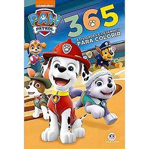Livro Patrulha Canina 365 Atividades E Desenhos Para Colorir