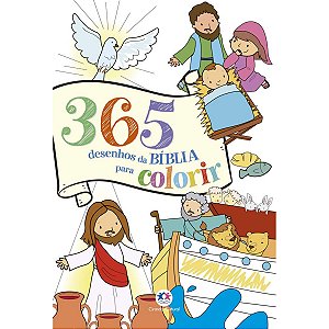 Livro 365 Desenhos Da Bíblia Para Colorir - Ciranda Cultural
