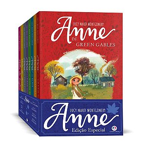 Kit 8 livros Colecao Anne de Green Gables com Diario