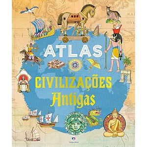Livro Ilutrado Atlas - Civilizacoes Antigas - Capa Dura Luxo