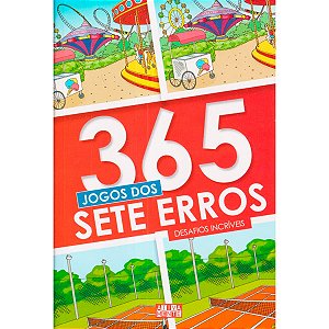 Livro 365 Jogos Dos 7 Erros Desafio Incríveis Passa Tempo