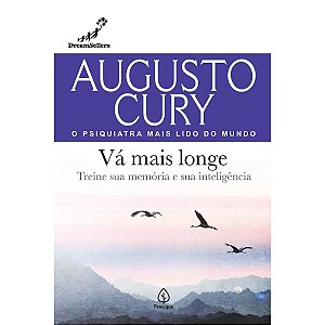 Livro Vá Mais Longe: Treine sua memória e sua inteligência - Augusto Cury