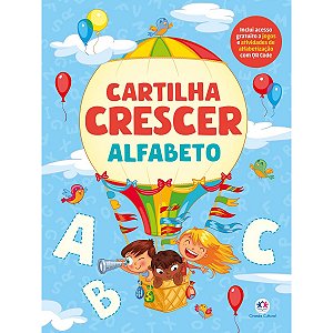 Livro Educativo Pedagógico Infantil: Cartilha Crescer Alfabeto