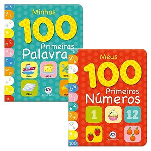 Livros Minhas 100 primeiras Palavras + 100 Primeiros Numeros