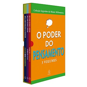 Box O Poder Do Pensamento - Segredos Da Mente Milionária