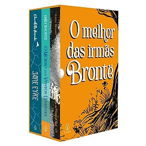 Box com 3 Livros - O melhor das irmas Bronte com marcador