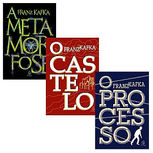 Kit 3 Livros Franz Kafka - O Castelo, Metamorfose e O Processo