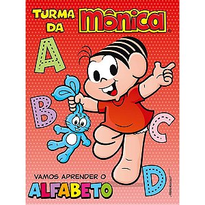 Livro Turma da Monica - Vamos aprender o alfabeto