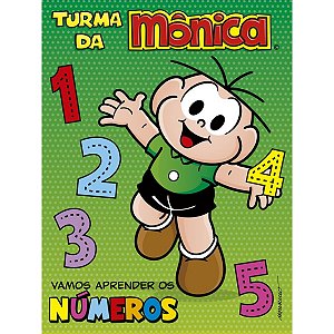 Livro Turma da Monica - Vamos aprender os numeros