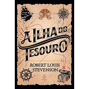 Livro A ilha do tesouro - Editora Principis