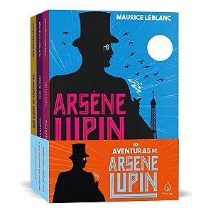 Box 3 Livros - As Aventuras de Arsene Lupin