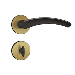 Fechadura Stam Banheiro 823/13 Roseta Redonda Oxidado E-Coat