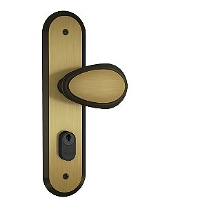 Fechadura Externa Stam 1801/10 Espelho Oxidado E-Coat