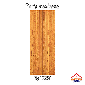 Porta Maciça Mexicana Madeira Angelim pedra