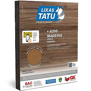 Folha de Lixa de Madeira Tatu N 50 - unidade