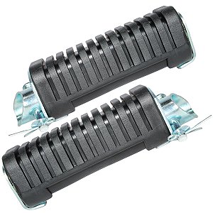 Par de pedaleira traseira completa CG125 CG150 ES ESD EX Fan Titan Start Sport para bacalhau