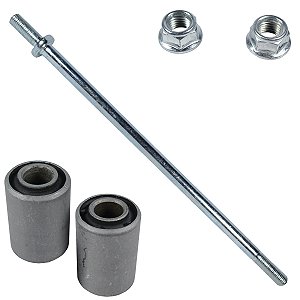 Eixo kit quadro elástico balança completo Biz125 2006 a 2010 com porca e buchas