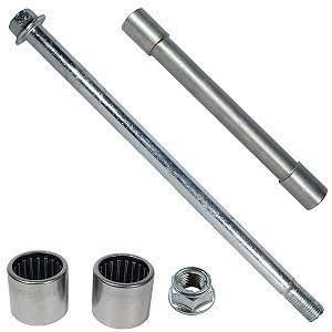 Eixo kit quadro elástico balança completo YS250 Fazer 2006 a 2017 com porca e buchas rolamento