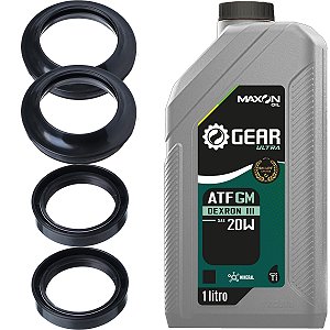 Kit retentor de bengala garfo XTZ125 NX150 NX200 DT180 DTN180 DTZ180 RD350 Agralle 27.5 XLX250 TDM225 com óleo guarda pó
