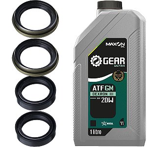 Kit retentor de bengala garfo CRF230 NX350 Sahara XLX350 XR200 com óleo guarda pó