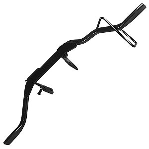 Estribo pedal apoio suporte pedaleira dianteira maciço YBR125 2000 a 2008