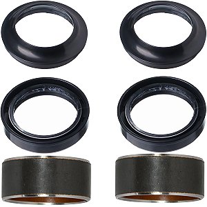 Kit bucha interna deslizante do garfo bengala CG160 Fan Titan Start 2018 em diante bronzina com retentor e guarda pó