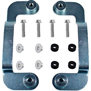 Suporte do paralama dianteiro CBX250 Twister 2001 a 2008 aranha par com parafusos coxim e bucha de fixação
