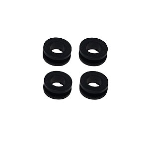 Kit 4 coxim bucha fixação paralama dianteiro CG125 CG150 CG160 Fan Titan Start Sport CBX250 CB250F Twister CB300 CBX200