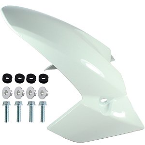 Paralama dianteiro A CB250 CB250F Twister 2016 branco com parafusos