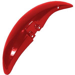 Paralama dianteiro CG125 Fan Titan 2000 a 2013 vermelho