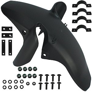 Paralama dianteiro inferior modelo XRE300 para NXR150 Bros 2003 a 2015 com freio a tambor com suporte
