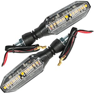 Kit 2 pisca led Modelo CB250F para CG125 CG150 Fan Titan CB300 XRE300 CBX250 Twister NXR125 NXR150 NXR160 Bros XRE YBR